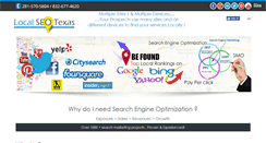 Desktop Screenshot of localseotx.com